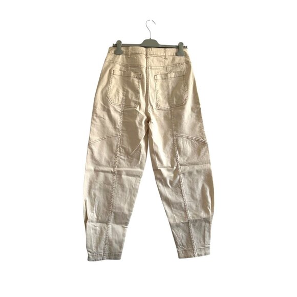 Ulla Johnson Brodie Jeans, Cream, Size 8, New with tag, MSRP $395 - Picture 5 of 16